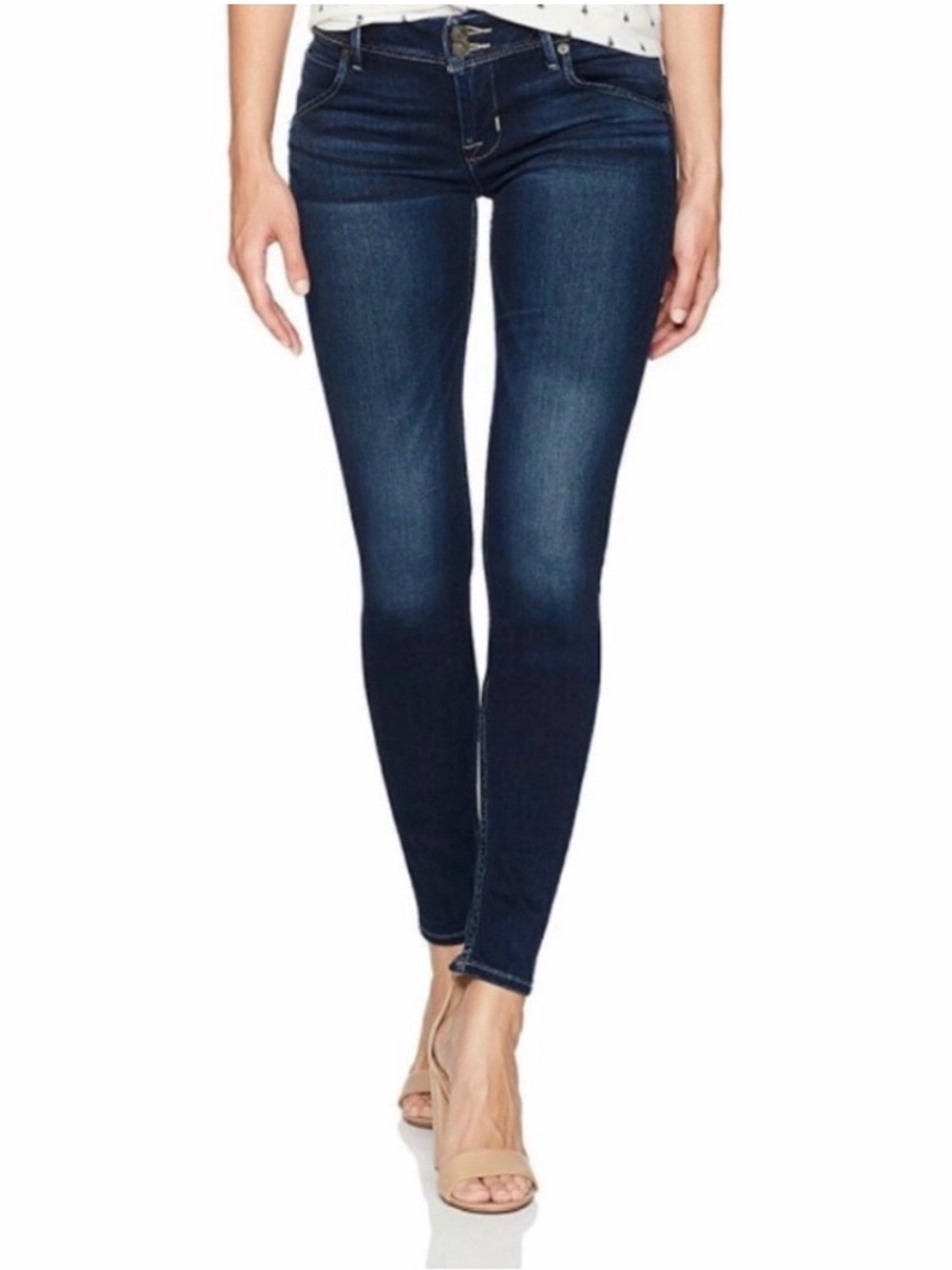 Hudson Collin Flap Mid Rise Skinny Jeans Sz 28 - Picture 4 of 17